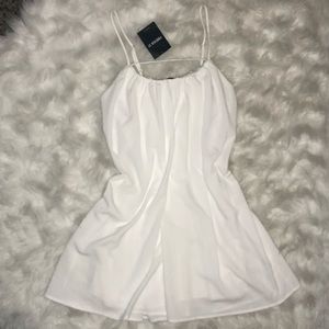 NWT Forever 21 White Swing Dress size Small